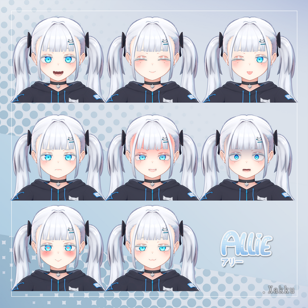 Allie 3D anime girl model