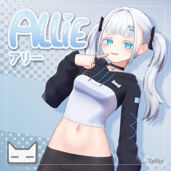 Allie 3D anime girl model